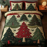 3-Piece Quilted Bed Set - Forest of Joy