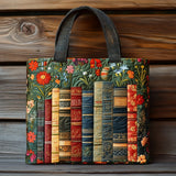 Love Books Quilted Tote Bag