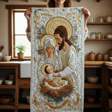 Quilted Table Runner - Bethlehem Light