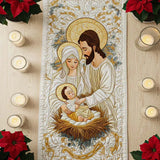 Quilted Table Runner - Bethlehem Light
