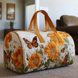 Bright Fields Quilted Duffle Bag