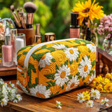 Daisy Dreams Quilted Makeup Bag