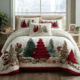 3-Piece Quilted Bed Set - Winter Wonder