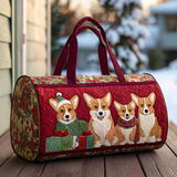 Gift-Wrapped Smile Quilted Duffle Bag