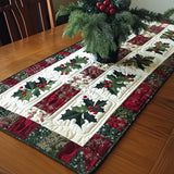 Quilted Table Runner - Festive Jingle Bells