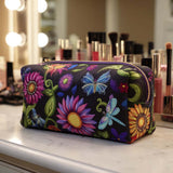 Morning Glow Quilted Makeup Bag