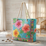 Beach Bag - Tropical Flower