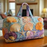 Shoreline Shells Quilted Duffle Bag