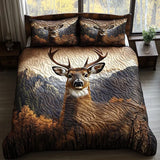 3-Piece Quilted Bed Set - Woodland Animals