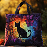 Butterwish Cat Quilted Tote Bag