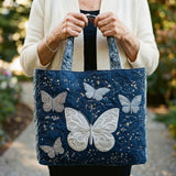 Artisanal Bag - Silver Butterfly