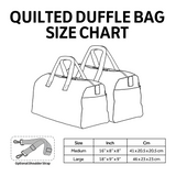 Sunny Path Quilted Duffle Bag